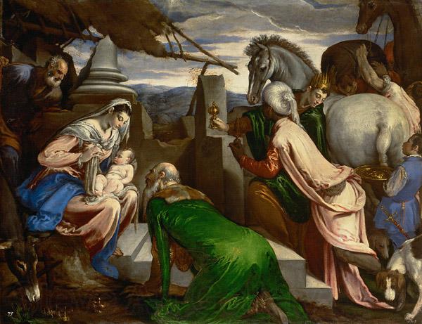Jacopo Bassano Adoration of the magi Germany oil painting art